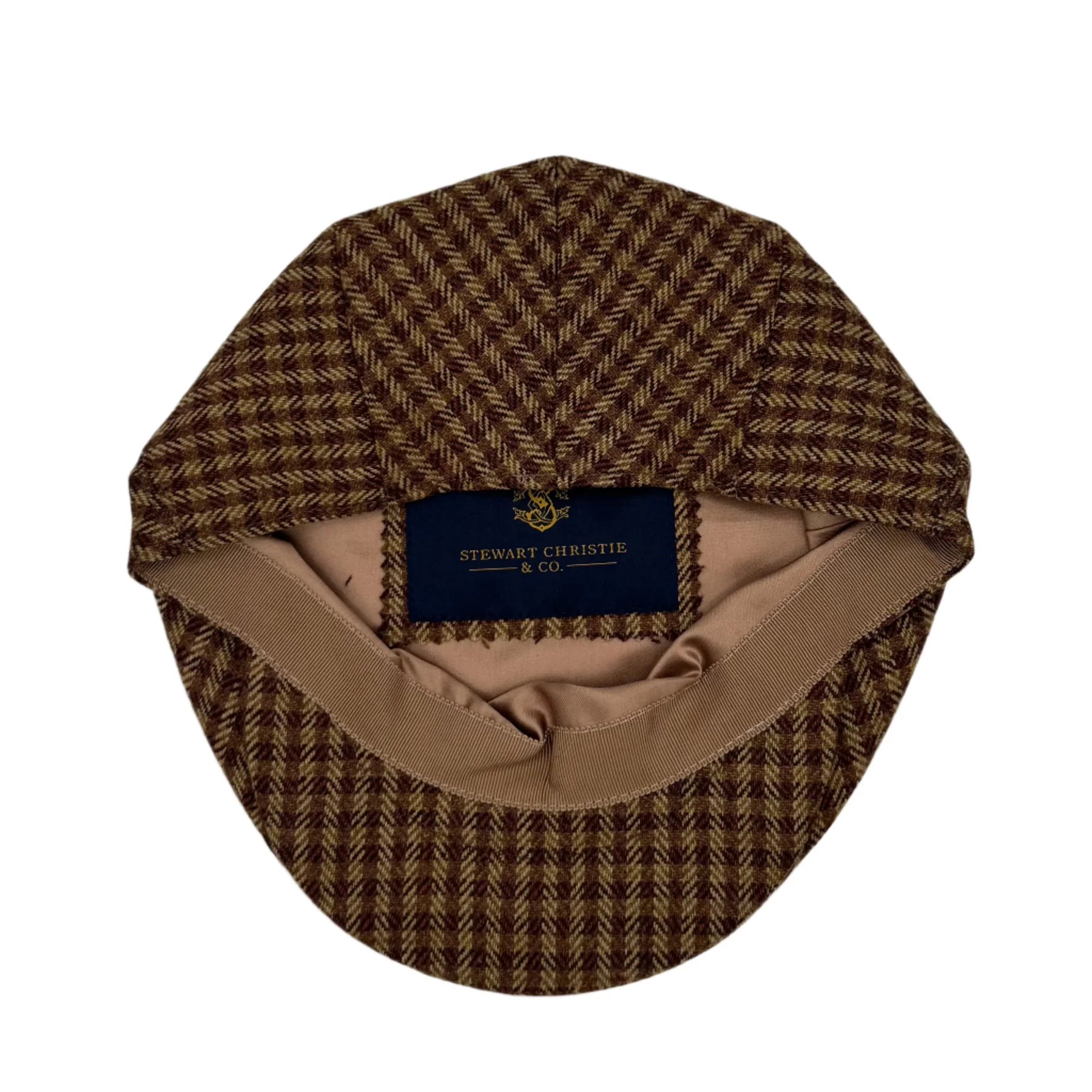 Flat Cap in 3314 SYD Saxony Lightweight Tweed