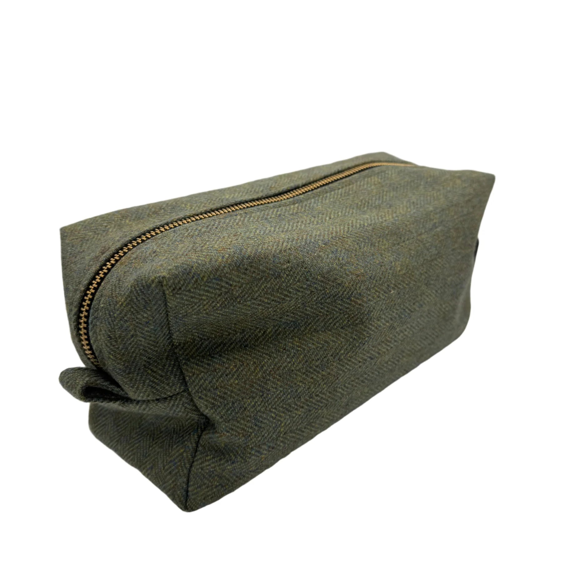 TWEED TOILETRY BAG IN LOVAT HB