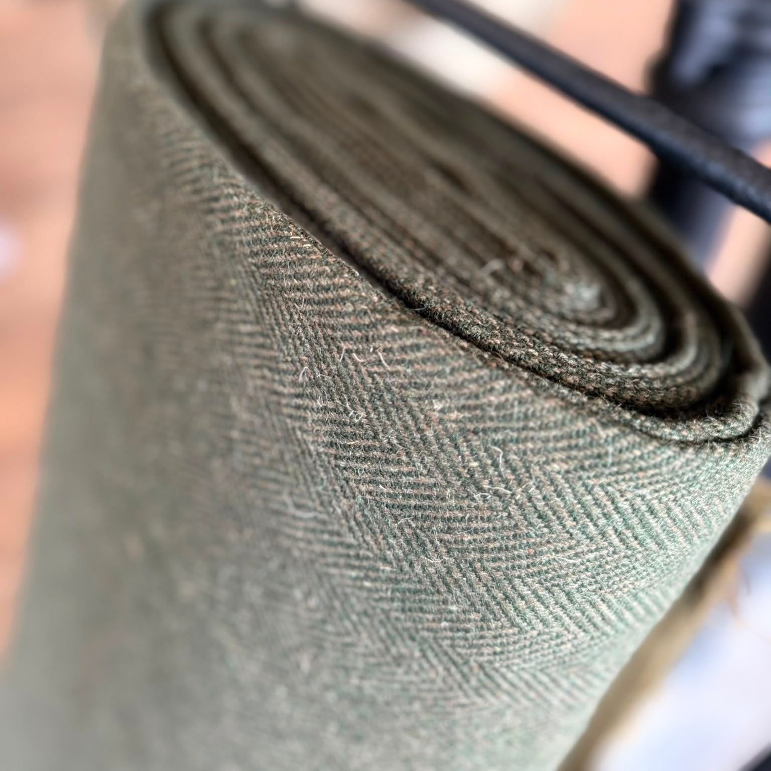3975.2 CHB HB Bronze & Sage Cheviot & Derby Grade Tweed
